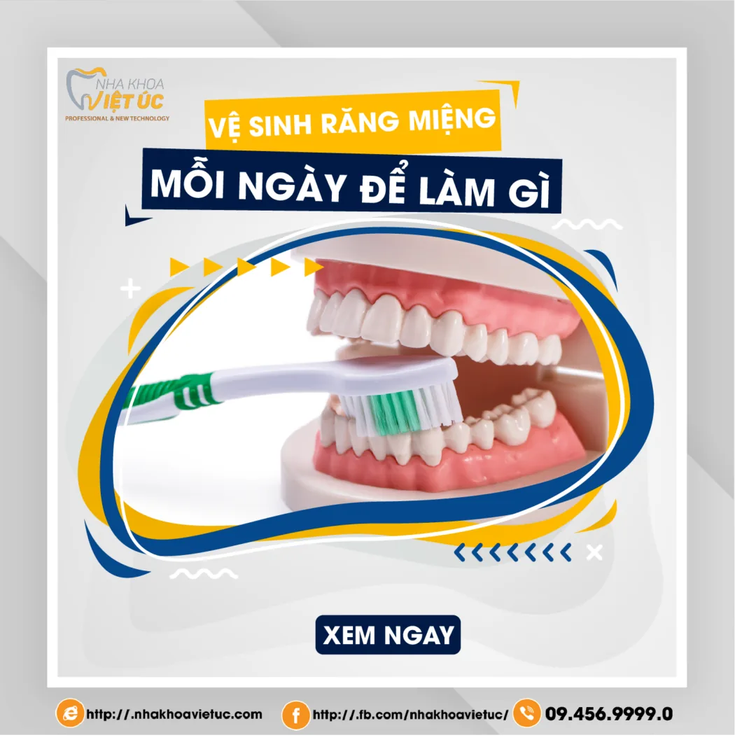 VỆ SINH RĂNG MIỆNG MỖI NGÀY ĐỂ LÀM GÌ