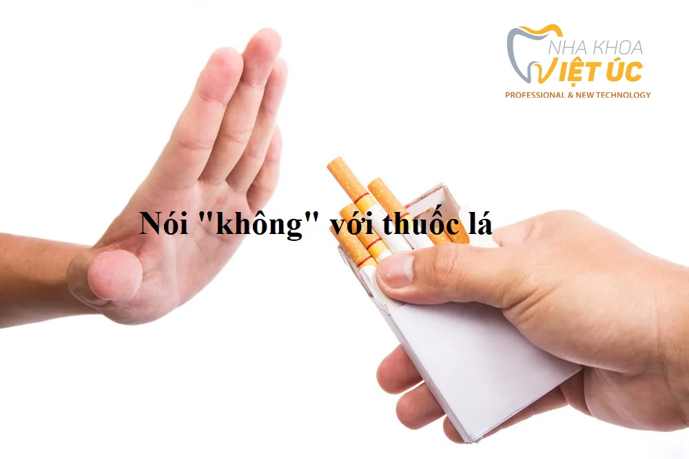 nói không với thuốc lá