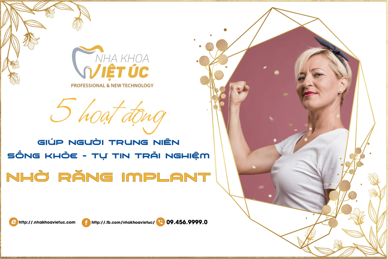 Trồng răng Implant sẽ giúp cô chú/anh chị có nhiều thời gian hơn để tận hưởng mùa hè trọn vẹn