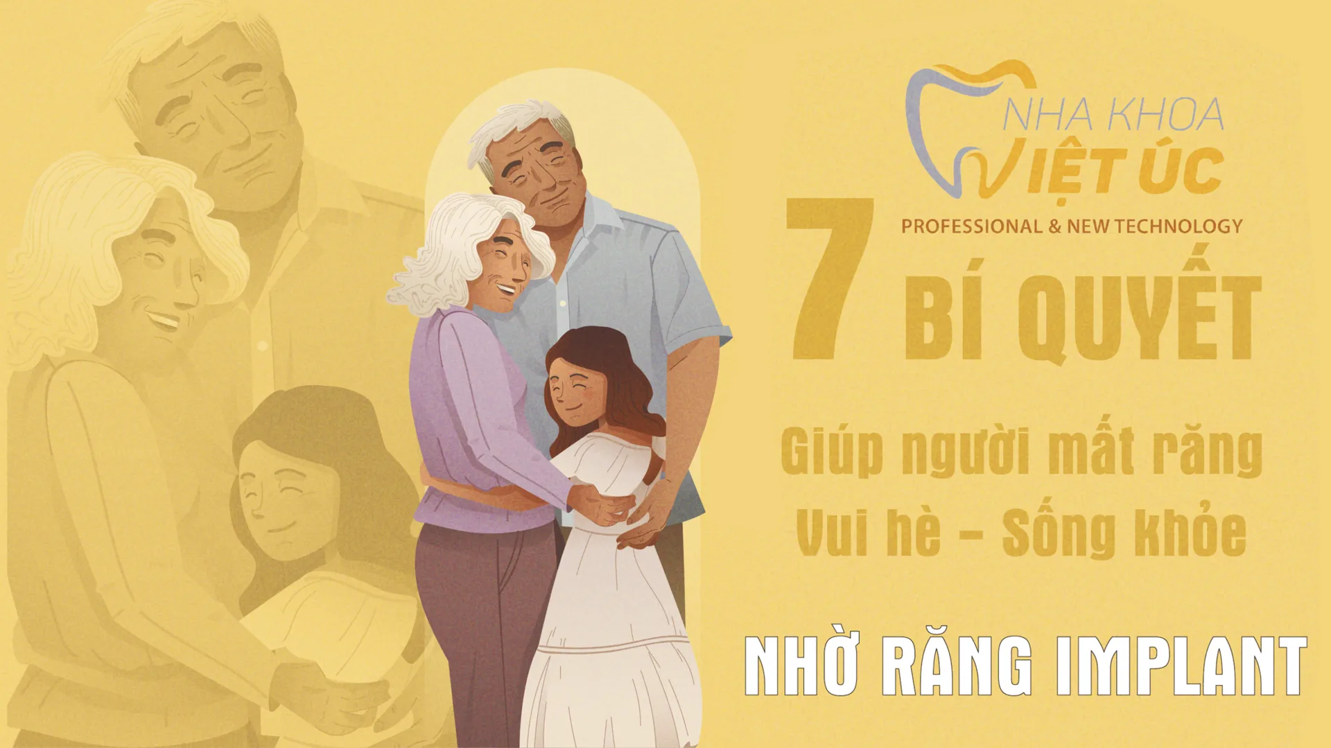 7 bí quyết giúp người mất răng vui hè sống khỏe nhờ răng implant