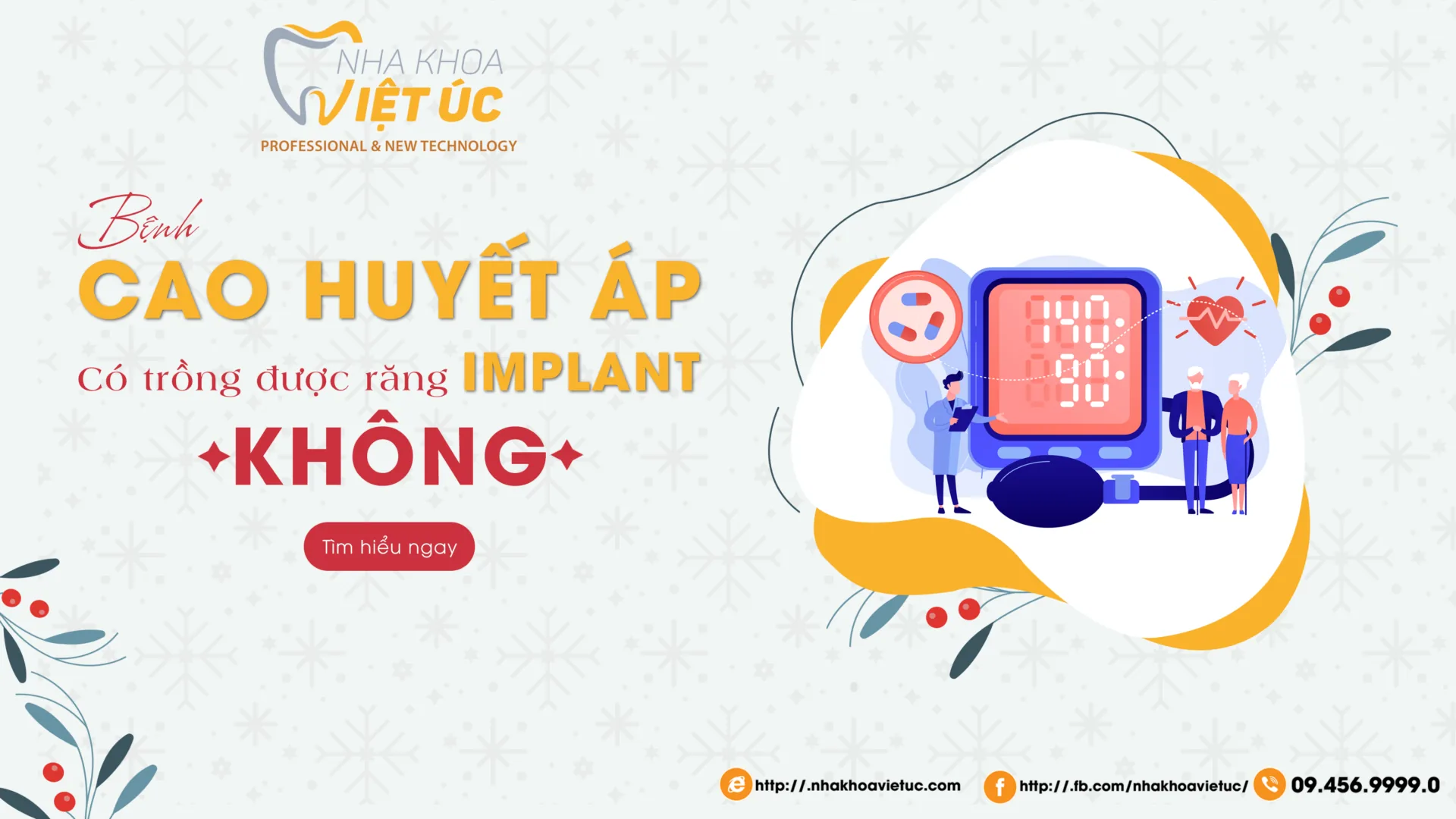 Bệnh cao huyết áp có trồng được răng implant không