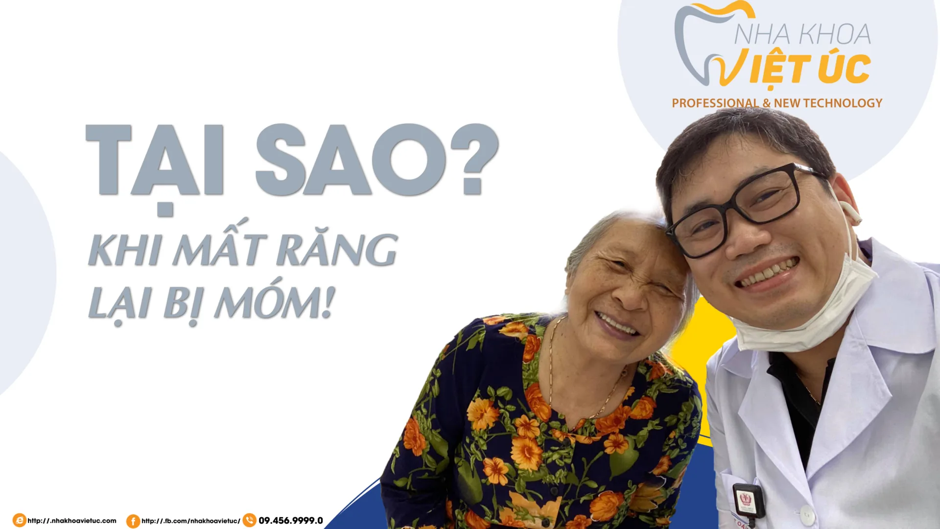 tại sao khi mất răng lại bị móm