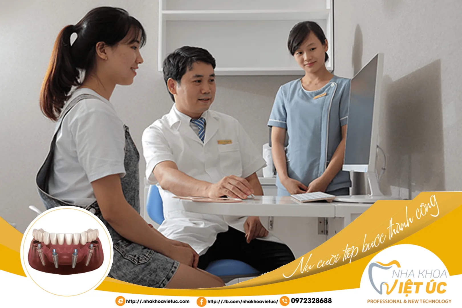 Khách hàng khi đến với Nha khoa Việt Úc sẽ được tư vấn kỹ lưỡng, cung cấp đầy đủ thông tin