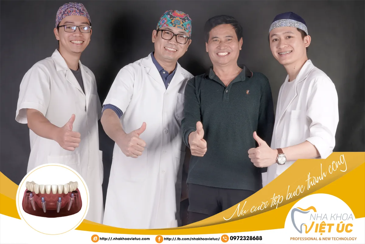 Bác sĩ Việt Úc luôn thấu hiểu và giúp cô chú/anh chị trồng răng nhanh chóng, an toàn