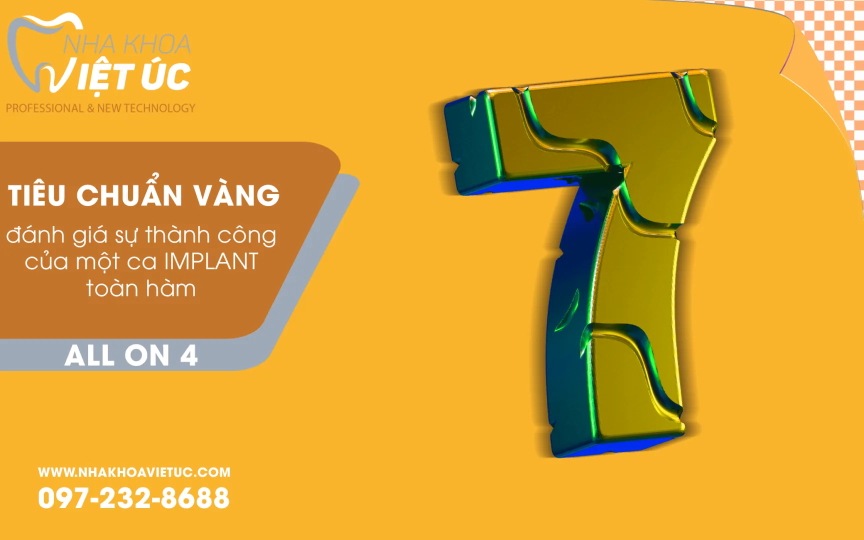 7 tiêu chuẩn vàng đánh giá sự thành công của ca implant